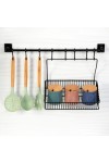 Güçlü Yapıştırma 8 Li Askı Rayı (55 CM) 20x30 Ferforje Sepet