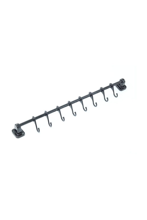 Güçlü Yapıştırma 8 Li Askı Rayı (55 CM) 20x30 Ferforje Sepet