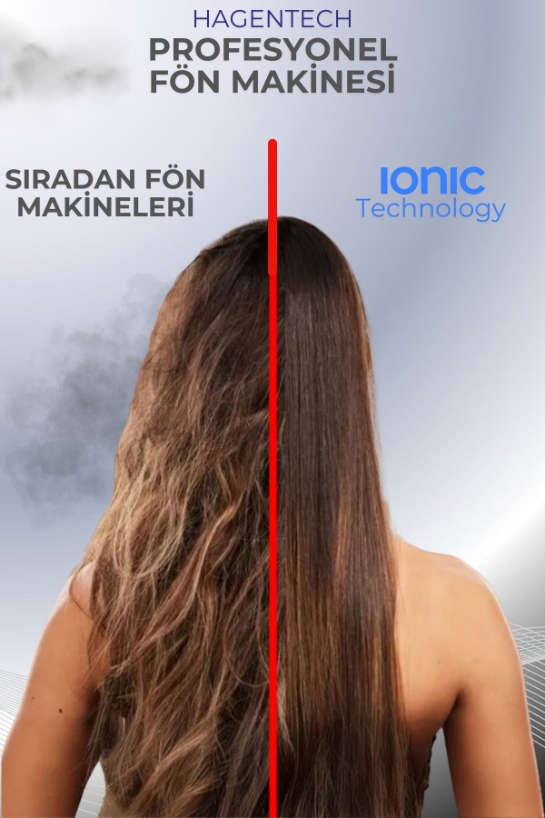 Siyah Profesyonel Saç Kurutma Makinesi+Fönlük+Fırça 2500Watt Profesyonel Fön Makinesi Saç Kurutma